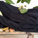 Jupe culotte Margot - velours milleraies marine