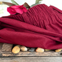 Jupe culotte Margot - lin grenat