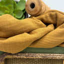 Blouse Naomie - double gaze de coton camel