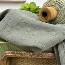 Blouse Naomie - broderie fleurie kaki