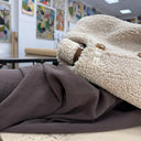 Veste Roxane — Sherpa ivoire