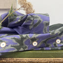 Blouse Léocadie - Ikat violet/kaki