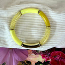 Bracelet Halo – Jaune Pailleté & Doré