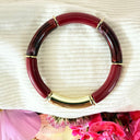 Bracelet Halo – Grenade & Doré