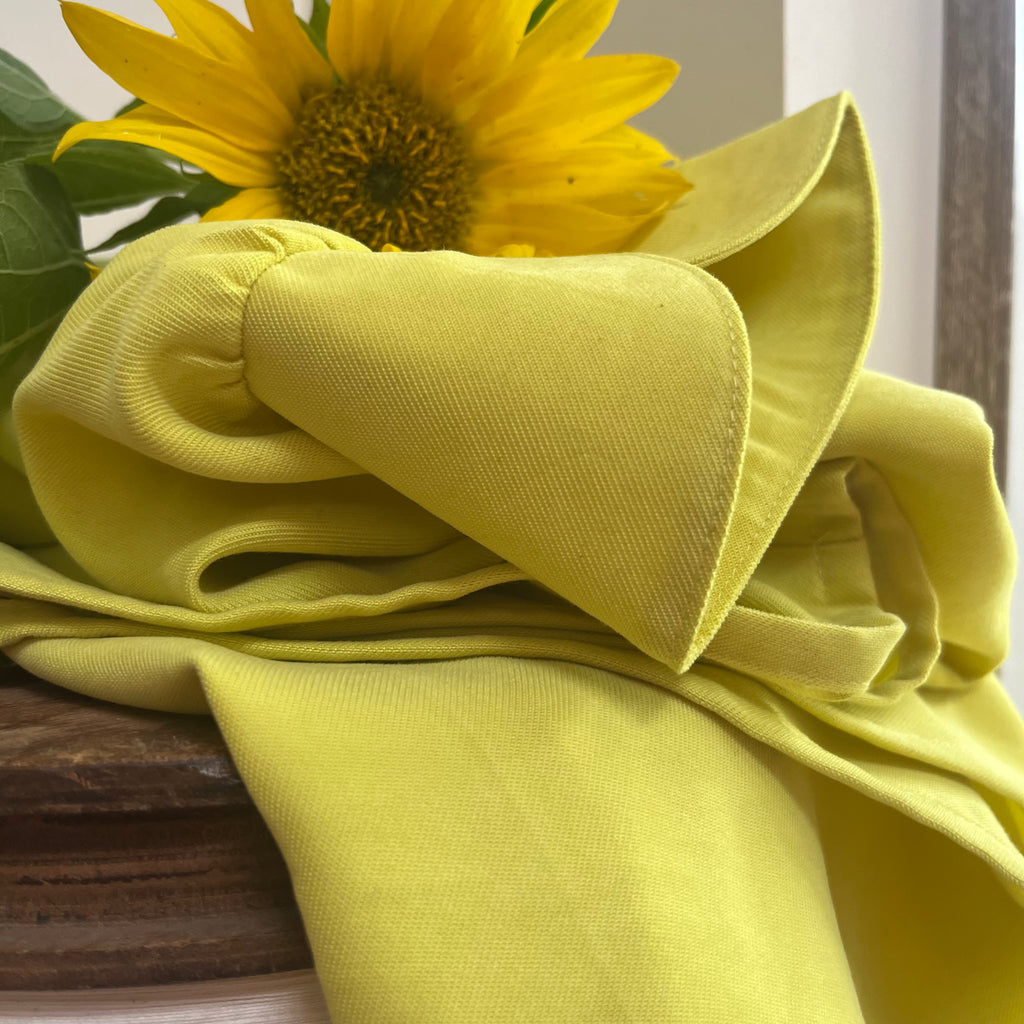 Robe Agnès - Viscose jaune vif