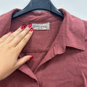Prototype - chemise blouse courte  terra cotta A10