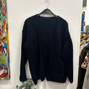Prototype - gilet bleu marine laine A11