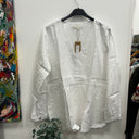 Prototype - blouse Noémie lin blanc decolleté A12