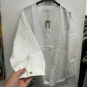 Prototype - blouse Noémie lin blanc decolleté A12