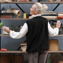 Gilet sans manches Aubane — alpaga noir