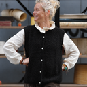 Gilet sans manches Aubane — alpaga noir
