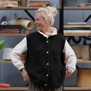 Gilet sans manches Aubane — alpaga noir