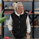 Gilet sans manches Aubane — alpaga noir