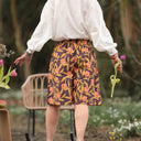 Bermuda Eline Toile de coton Arty vibrant | Quintessence
