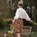 Bermuda Eline Toile de coton Arty vibrant | Quintessence