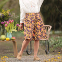 Bermuda Eline Toile de coton Arty vibrant | Quintessence