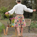 Bermuda Eline Toile de coton Jardin éclatant | Quintessence