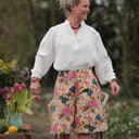 Bermuda Eline Toile de coton Jardin éclatant | Quintessence