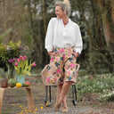 Bermuda Eline Toile de coton Jardin éclatant | Quintessence