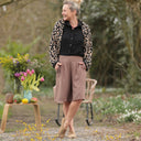 Bermuda Eline Viscose/lin moka | Quintessence
