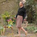 Bermuda Eline Viscose/lin moka | Quintessence