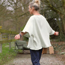 Blouse Annette Gaze Armurée Vert Amande | Quintessence