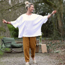 Blouse Annette Lin blanc | Fabriqué en France | Quintessence