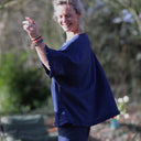 Blouse Annette Lin bleu indigo | Quintessence