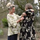 Blouse Annette Lyocell Olivier brodé | Quintessence