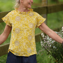 Blouse Camélia – Broderie bouton d'or - Quintessence