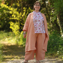 Blouse Camélia Coton souffle fleuri | Quintessence
