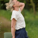 Blouse Camélia Dentelle ivoire | Quintessence