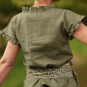 Blouse Camélia Lin kaki | Quintessence