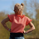 Blouse Camélia – Seersucker vichy fluo - Quintessence