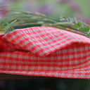 Blouse Camélia – Seersucker vichy fluo - Quintessence