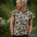 Blouse Camélia – Voile de coton fougère - Quintessence