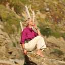 Blouse Catherine en lin bougainvillier - Quintessence