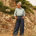 Blouse Catherine en vichy bleuté - Quintessence