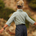 Blouse Catherine en vichy bleuté - Quintessence