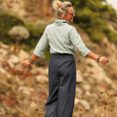 Blouse Catherine en vichy bleuté - Quintessence