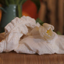 Blouse Clarisse - Jersey brodé blanc cassé - Quintessence