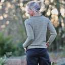 Blouse Clarisse - Jersey brodé kaki - Quintessence