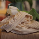 Blouse Clarisse - Maille côtelée ivoire - Quintessence