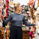 Blouse Clarisse - Viscose/lin bleu navy - Quintessence