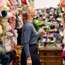 Blouse Clarisse - Viscose/lin bleu navy - Quintessence