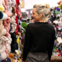 Blouse Clarisse - Viscose/lin noir - Quintessence