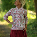 Blouse Dorine coton souffle fleuri - Quintessence
