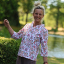 Blouse Dorine coton souffle fleuri - Quintessence