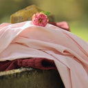 Blouse Dorine manches longues — Popeline de coton rose poudré - Quintessence