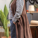 Blouse Dorine manches longues — Viscose Palmes de minuit - Quintessence